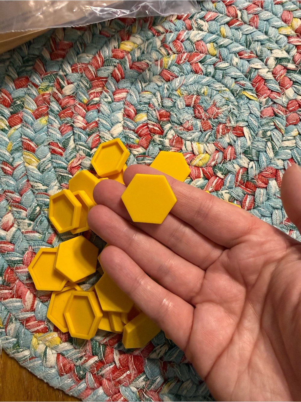 Yellow Letterfolk Tiles for Tile Mat